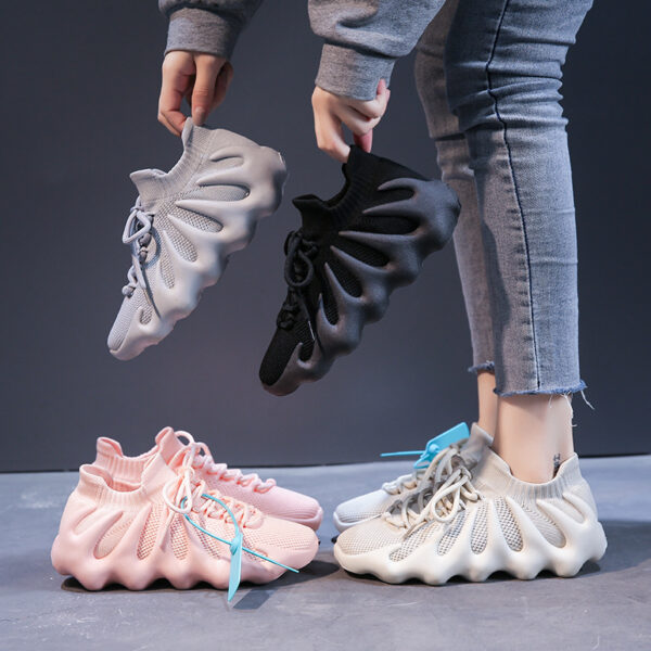 Breathable Pink Sports and Leisure Women Shoes